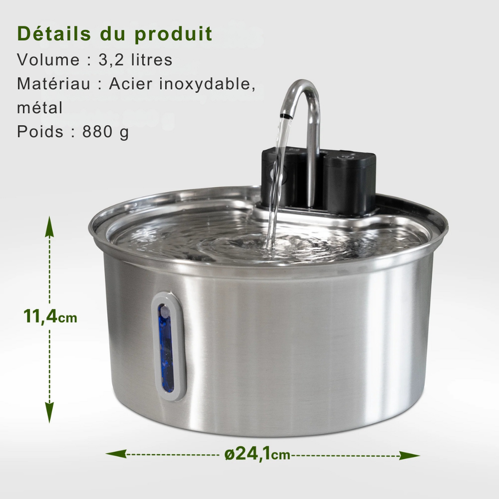 Fontaine à eau pour chat Tigrink 2.0