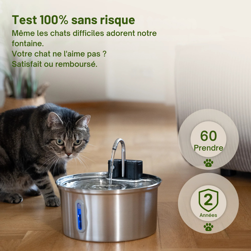 Fontaine à eau pour chat Tigrink 2.0