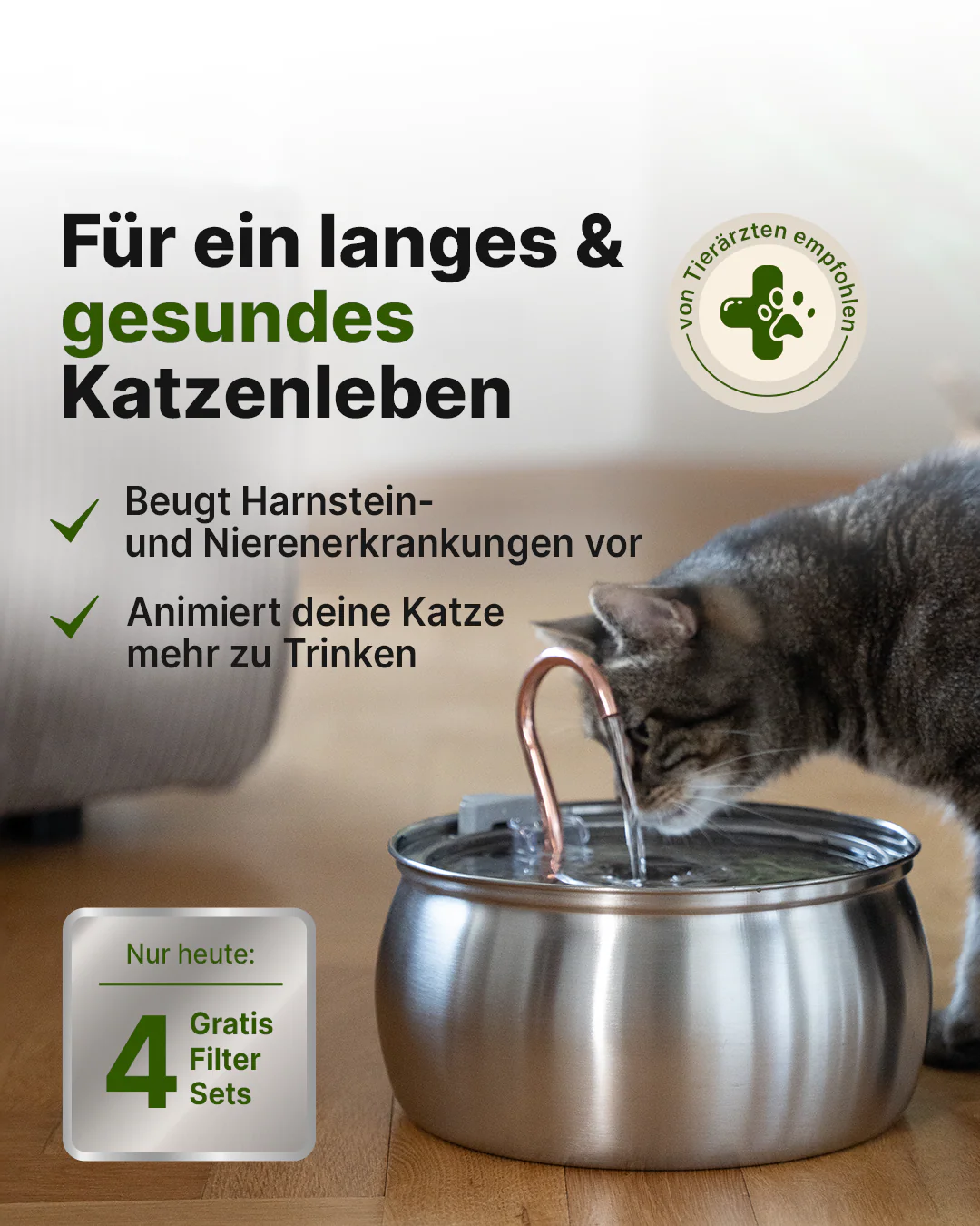 Fontaine à eau pour chat Tigrink 2.0